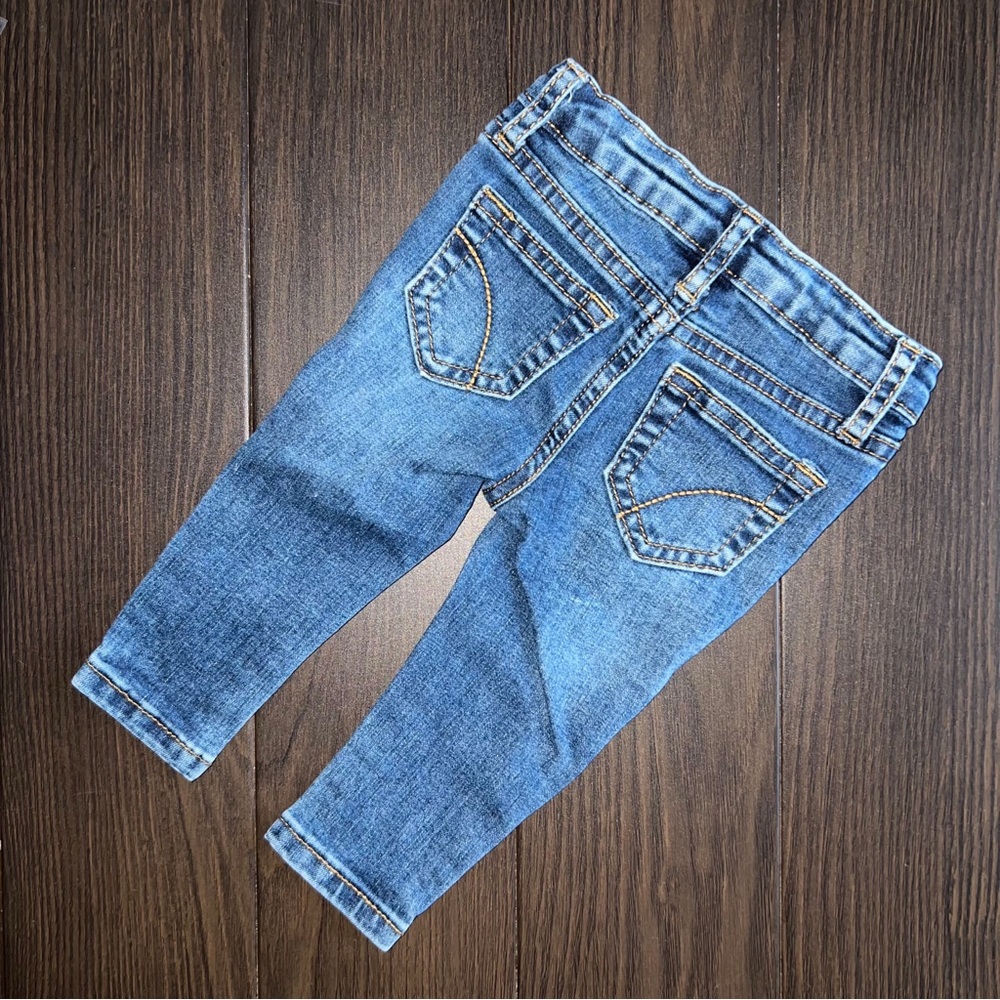 Joe’s Jeans Baby Girls Blue Denim Skinny Jeans, Size 9M - Picture 2 of 10